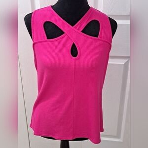 NWT Cyrus Vibrant Pink Sleeveless Top    Size XL